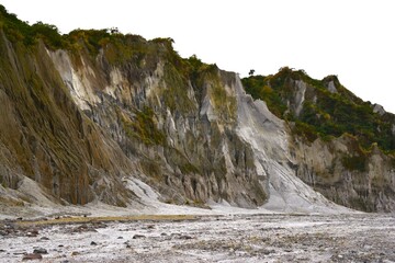 Volcanic features of Mount Pinatubo (1486 m, most notorious for its VEI-6 eruption on June 15,...