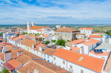 view of the medieval village of Avis, Alentejo. Portugal.