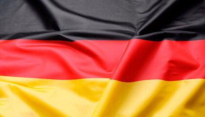 Fototapeta premium Flag of Germany with folds