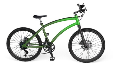 Fototapeta premium Hy Poly Bike 3d Model
