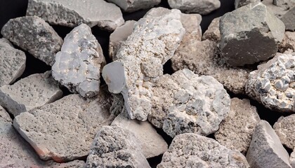 Fototapeta premium Zeolite, Background, Stones, Mineral, Rocks., Natural