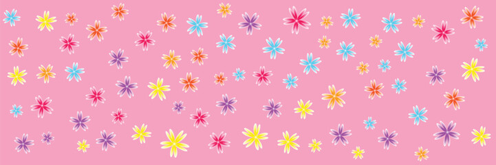 Greeting wishing card Happy Mothers day birthday wedding banner white gradient flower Pink magenta background Spring women design Horizontal backdrop blooming floral flowers template Wide format