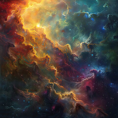 Fototapeta premium Phantasmic Nebulosity A Galaxys Dream