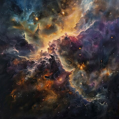 Fototapeta premium Phantasmic Nebulosity A Galaxys Dream