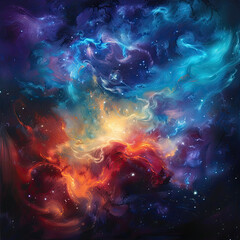 Fototapeta premium Phantasmic Nebulosity A Galaxys Dream