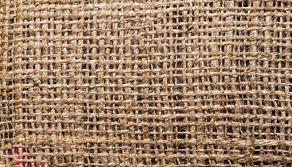 macro photo of old burlap with canvas texture