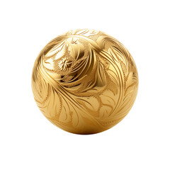 Cricket gold Ball. Png, no background