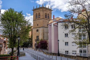 Palace of Los Condes de Gómara, located in the city of Soria - Spain - autonomic province of...