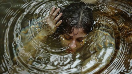The Ripple Effect of Hurt: A series of cascading images that delve into the profound impact of emotional pain, showing how it radiates through our lives and relationships.
