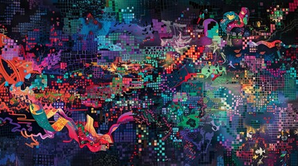 The Digital Tapestry: An Interwoven World of Code and Pixels