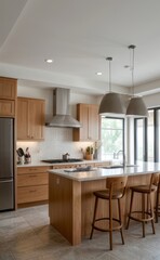 modern kitchen interior