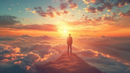 Fototapeta premium The emptiness holds promise as customer satisfaction scales new heights.