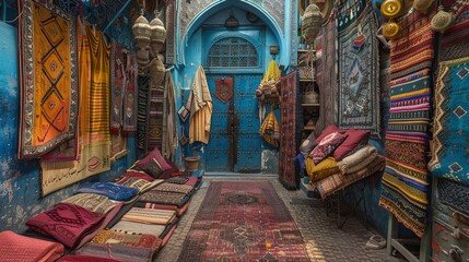A Tapestry of Cultures: The Vibrant Hues of a Moroccan Souk