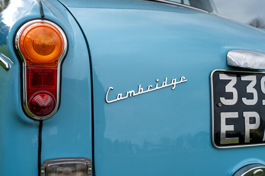 Austin Cambridge A55 Classic Car Abstract Rear View