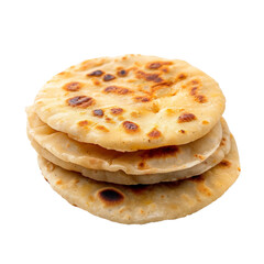 Pupusas, transparent background, isolated image, generative AI