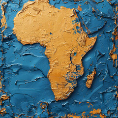 African Landscape Illustration - Unique Digital Map Design