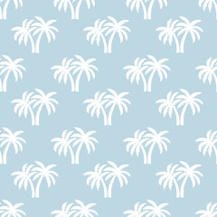 Tropical palm tree repeat pattern beach pattern coastal repeat vector file