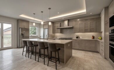 modern kitchen interior