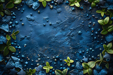 Romantic Night Sky with Stars - Whimsical Wedding Illustration