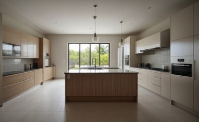 modern kitchen interior