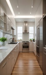 modern kitchen interior