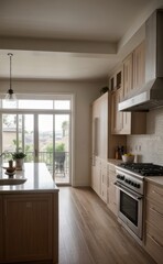 Fototapeta premium modern kitchen interior