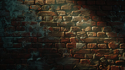 close up of an aged brick wall