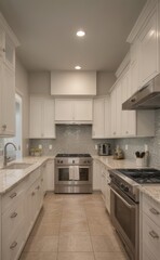 Fototapeta premium modern kitchen interior