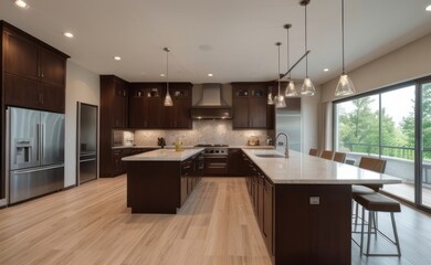 Obraz premium modern kitchen interior