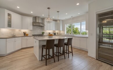 modern kitchen interior