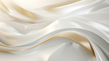 Obraz premium Elegant white overlap brown shade background with line golden elements. Realistic luxury paper cut style 3d modern concept. vector illustration for design.