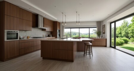 modern kitchen interior