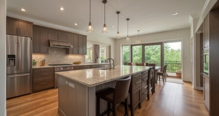 modern kitchen interior