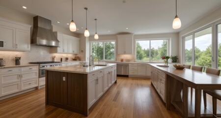 modern kitchen interior