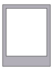 シンプルなフレーム1（グレー）