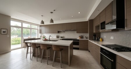 Fototapeta premium modern kitchen interior