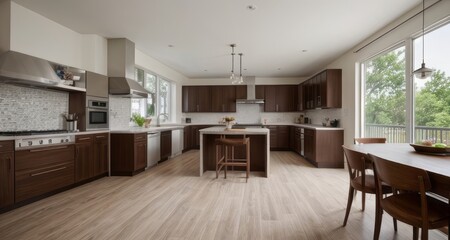 modern kitchen interior