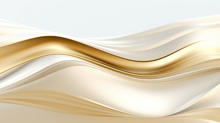 Abstract shiny color gold wave design element .golden curved yellow lines .with sparkling effect on white background .Used for template or background, banner.