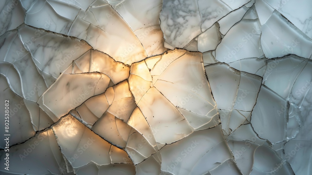 Poster this photograph features the abstract beauty of a cracked marble texture, emphasizing rich details a