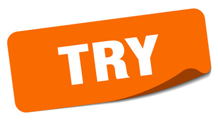 try sticker. try label