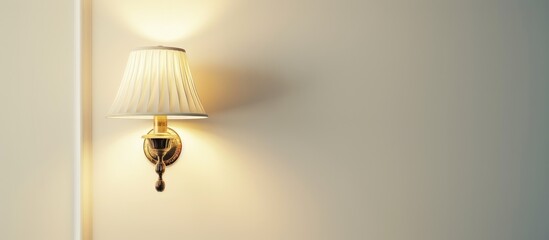 Wall lamp with a vintage design displayed on a white background without any distractions.