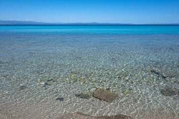Kassandra coastline near town of Afitos, Chalkidiki, Greece