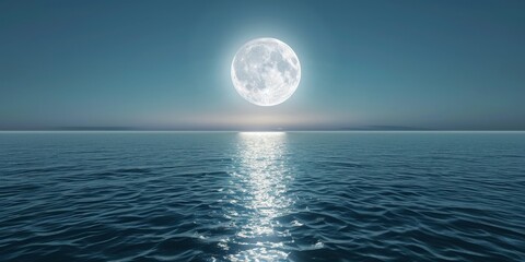 full moon OCEAN Generative AI