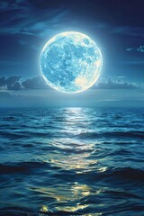 full moon OCEAN Generative AI