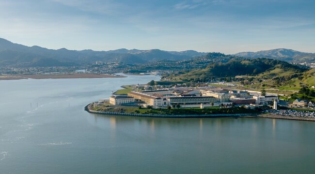 San Quentin prison in San Rafael, California, United States of America.