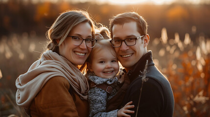 Obraz premium mother and child in park