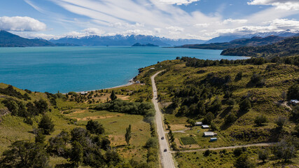 Lago General Carrera/Buenos Aires Lake - Carretera Austral - Chile - Argentina, border