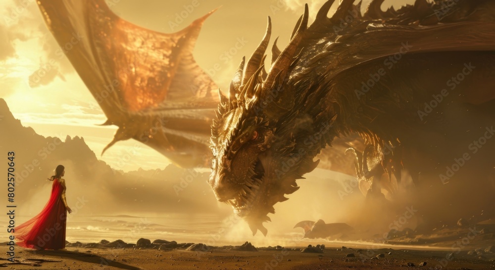 Poster a dragon cursed to walk in human form embarking on a quest to break the curse and reclaim their true