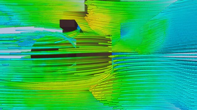 Industrial building airflow simulation - CFD simulation Computational fluid dynamics
