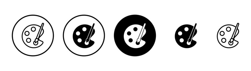 Paint icon vector isolated on white background. Paint brush vector icon. Paint roller icon